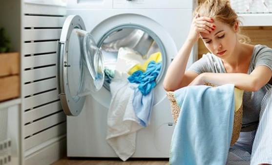 علت مکث ماشین لباسشویی